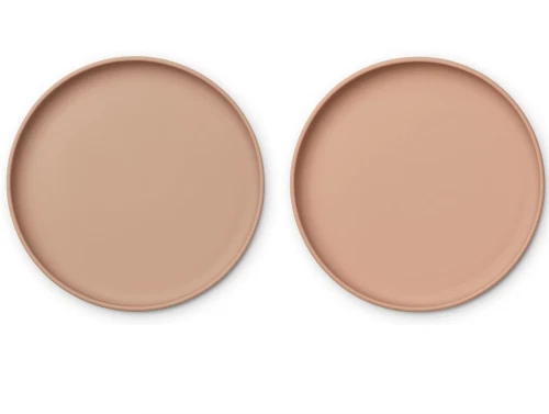 Liewood pale tuscany tuscany rose tallerken Brandon silikone (2-pack)